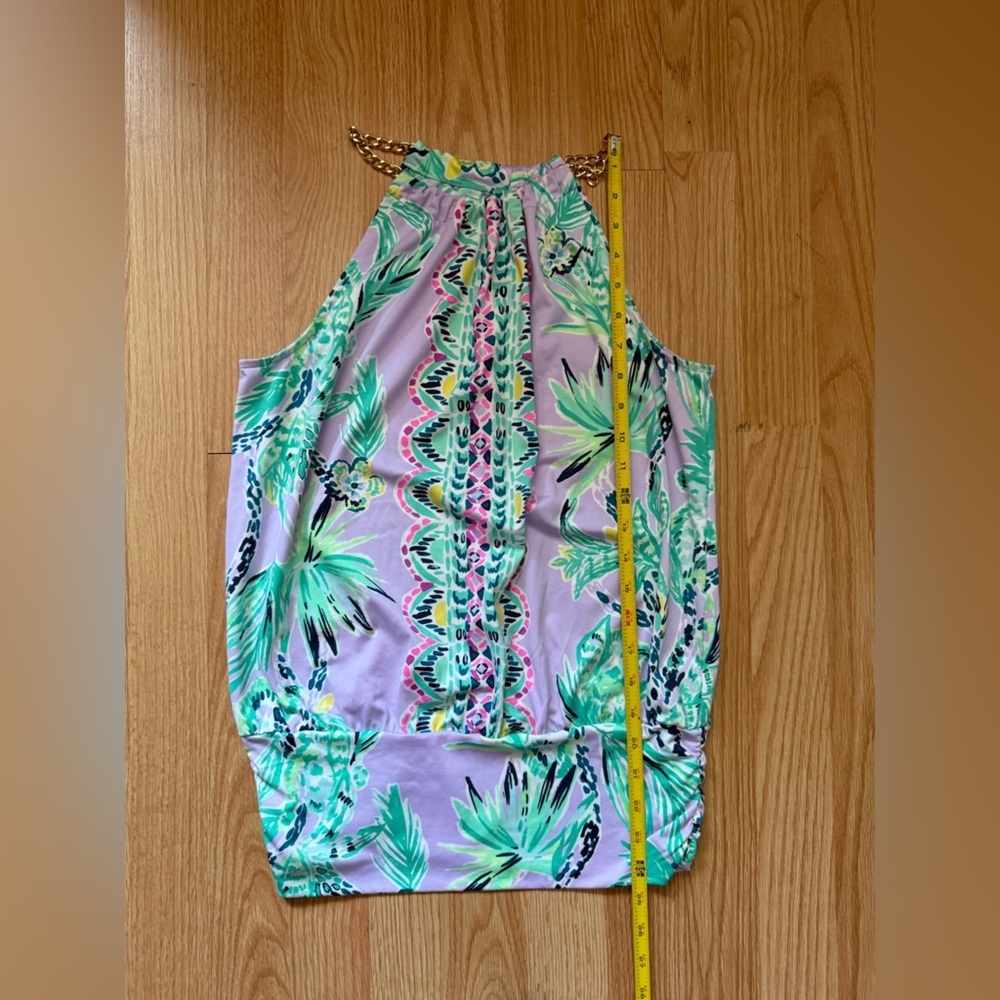 NEW Lilly Pulitzer Bowen halter top size XS - Picture 5 of 6